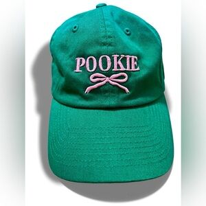 POOKIE 🎀 Embroiderd Hat - Pink and Green - by mure + grand